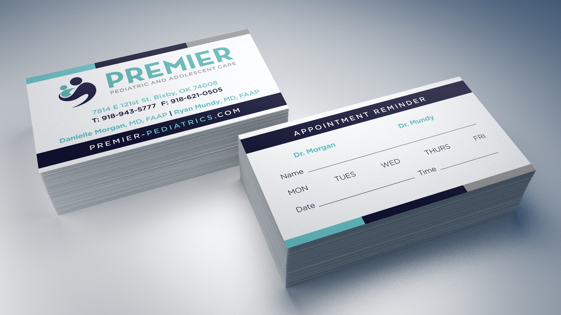 business card design by D2 Branding in Tulsa