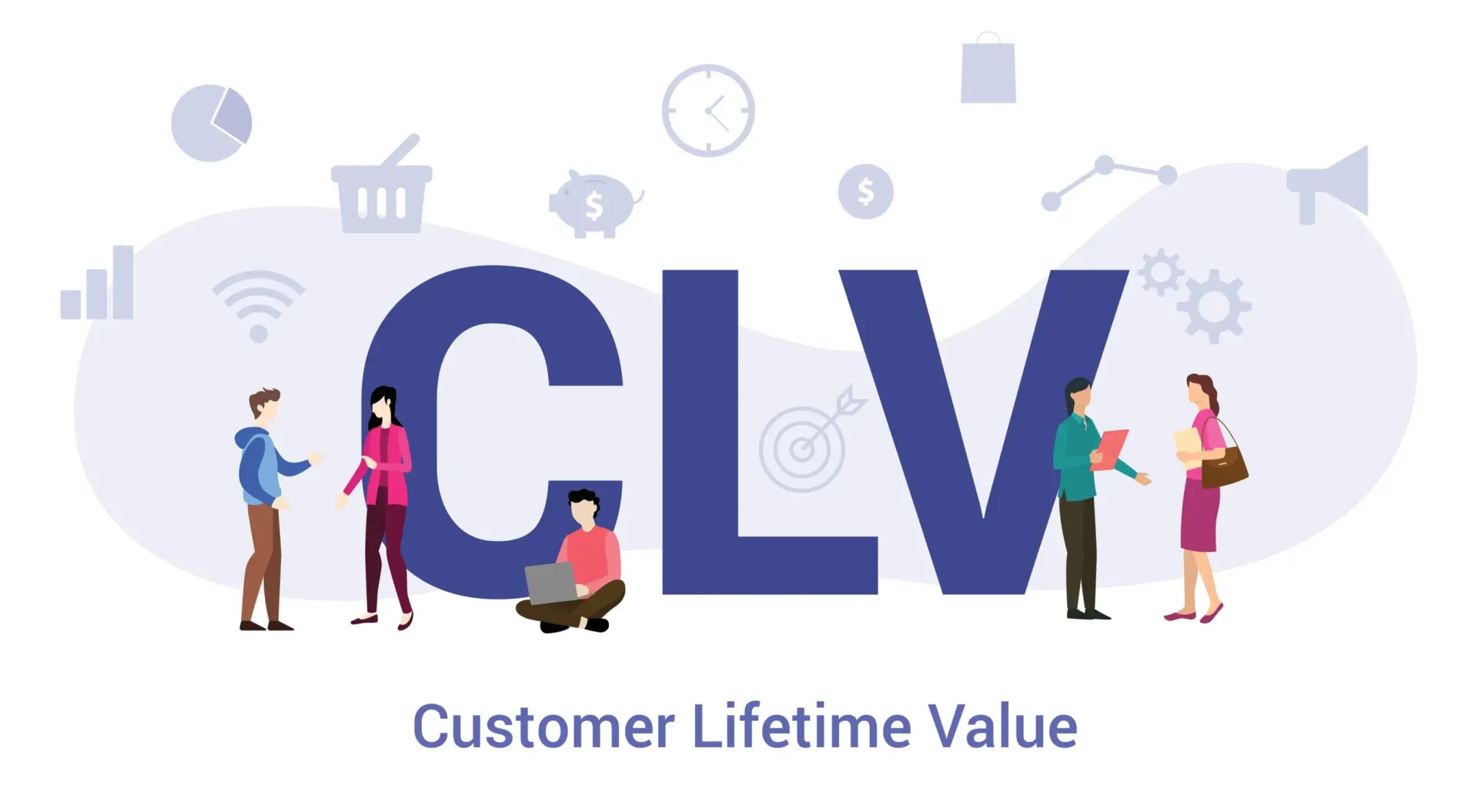 Customer lifetime value showing CLV metrics and campaign performance optimization